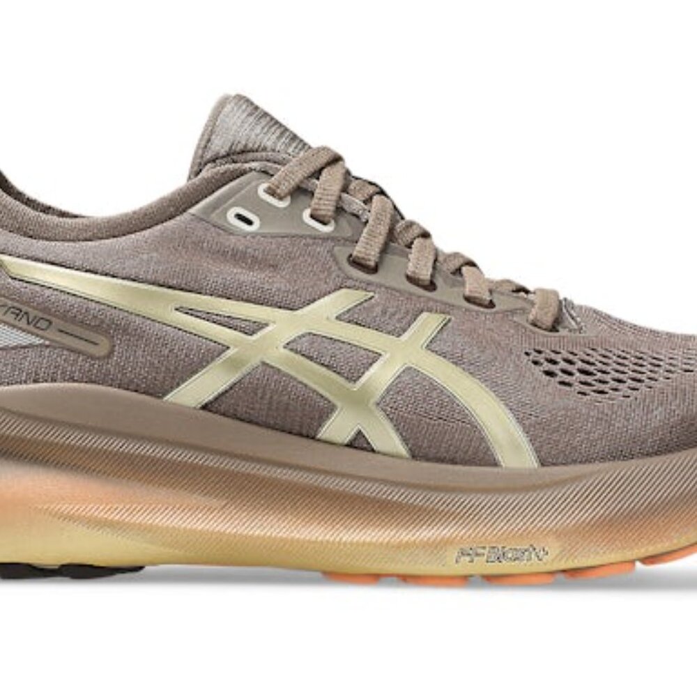 ASICS Women's Athletic Shoes - Taupe and Gold